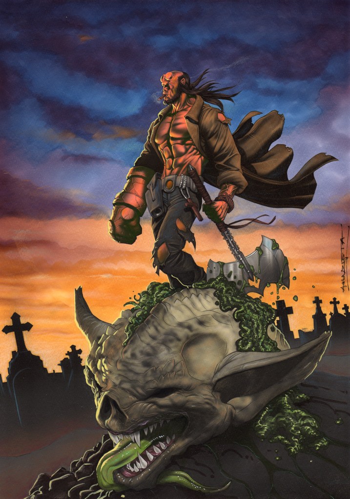 Hellboy– A3 – Polychromes&Marquers – €1200
